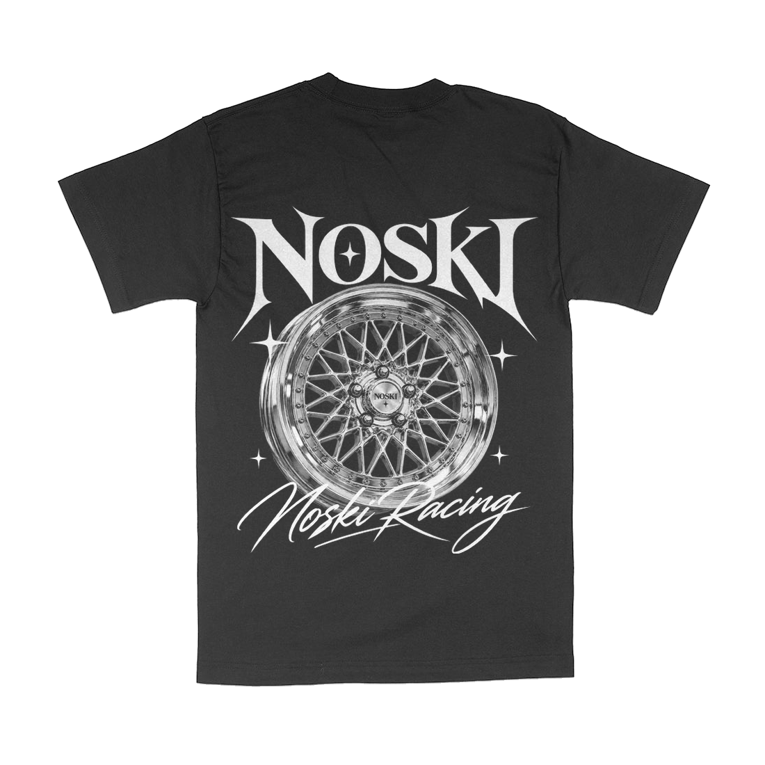 NOSKI Racing Tee Black — Back