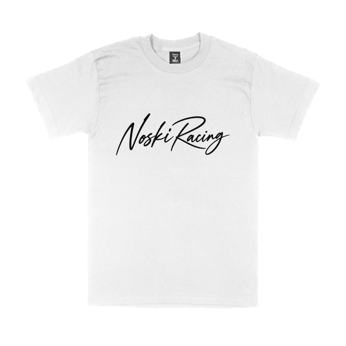 NOSKI Racing Tee White — front